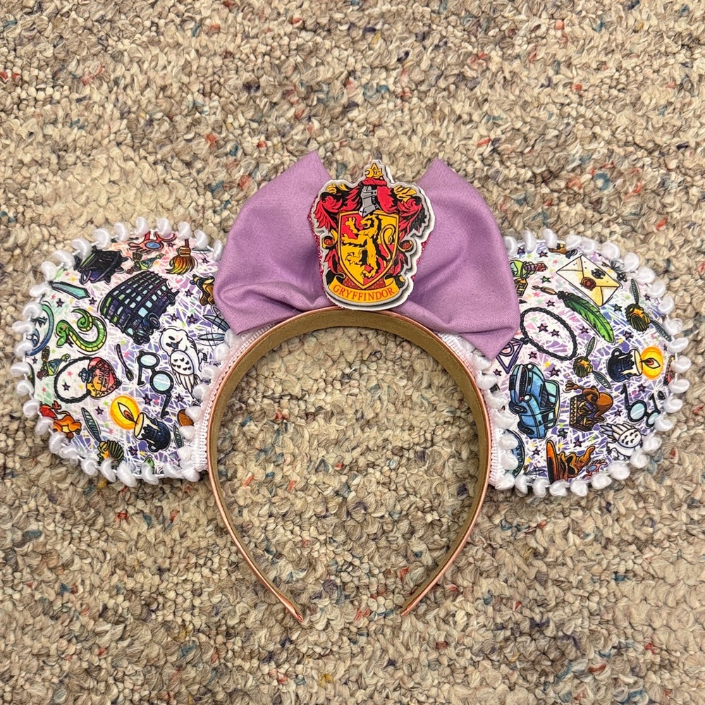 Harry Potter Gryffindor Minnie Mouse Ears Headband Universal Studios